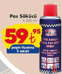COMRADE PAS SÖKÜCÜ 200 ML fiyat ve kampanya bilgisi